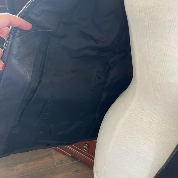 Florence Italy Davide Cerasi leather jacket - Picture 2 of 7